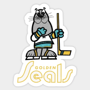 Defunct California Golden Seals Hockey Sparky Sticker